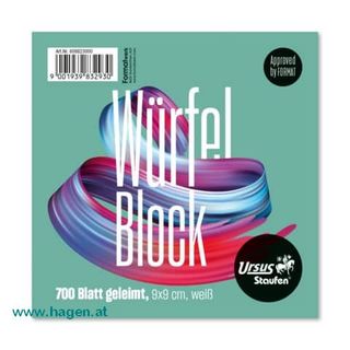 Wrfelblock 700BL wei - URSUS  70g