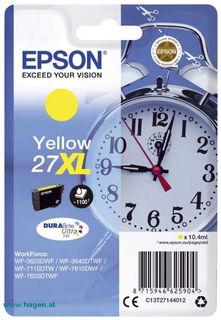 Inkjetpatrone Nr. 27XL yellow - EPSON
