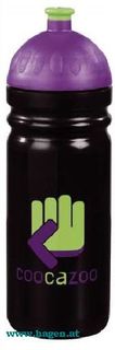 TRINKFLASCHE SCHWARZ/ LIL - COOCAZOO 124902  0,7L