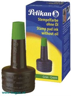 Stempelfarbe 28ml grün - PELIKAN