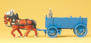 PREISER 30468 - KASTENWAGEN. FERTIGMODELL