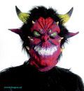 Krampusmaske Kind rot