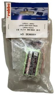 ROBBE 25360004 - LIPO-AKKU 11,1 / 850 MAH