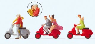 PREISER 10607 - VESPA-FAHRER