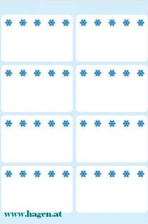 Tiefkühletikette weiß - Herma 3770