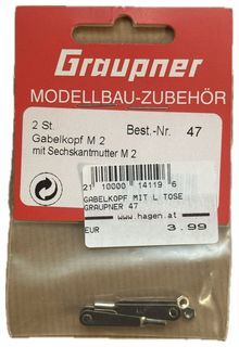 GABELKOPF MIT L�TOSE - GRAUPNER 47
