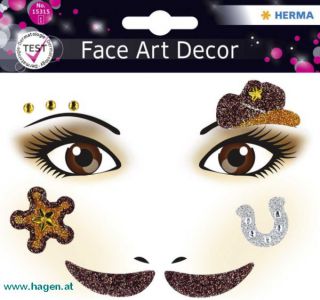 Sticker Face Art Cowboy - HERMA 15315