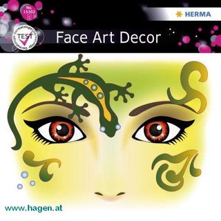 Sticker Face Art Gecko - HERMA 15302