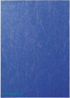 Einbanddeckel Leder A4 blau - LEITZ 250g per Blatt