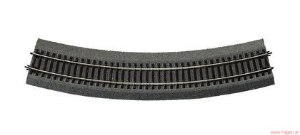 thumbnail interactive-video image 1 of Roco H0 Scale Curved Track R5 – 30°, 542.8mm Radius (12-Piece Set, 42425) NEW 1 of 5