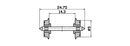 ROCO 40197 - RADSATZ 2FACH ISOLIERT 9M