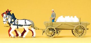 PREISER 30470 - BAUERNWAGEN MIT MEHLS�CKE