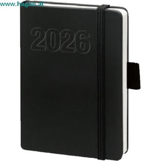 Buchkalender V Book A6 schwarz