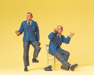 PREISER 45125 - EISENBAHNER IM STELLWERK.