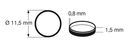 FLEISCHMANN 648010 - HAFTRINGSATZ H0 10 STK.