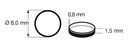 FLEISCHMANN 648011 - HAFTRINGSATZ H0 10 STK.