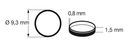FLEISCHMANN 648012 - HAFTRINGSATZ H0 10 STK.