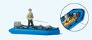 PREISER 10687 - ANGLER IM SCHLAUCHBOOT