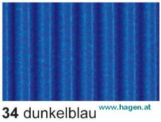 Bastelwellpappe dunkelblau - 50x70