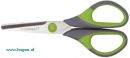 Schere 14cm grau/gr�n - Q-CONNECT Soft Grip