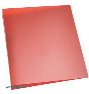 Ringmappe transluz. rot - Q-CONNECT A4 2R 25mm