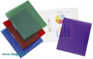 Ringmappe transluzen rot - Q-CONNECT A4 2R 16mm