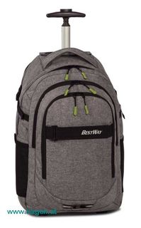 Trolleyrucksack d.grau/ schwarz - BEST WAY