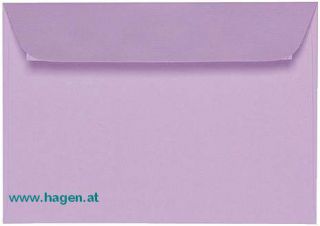 Kuvert C6 SK flieder - ARTOZ 10Stk. 162x114mm