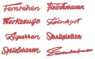 FALLER 180962 - LADENSCHRIFTZGE 50ER JAH