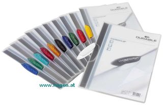 Clip-Mappe Swingclip schwarz - DURABLE  A4 Plastik