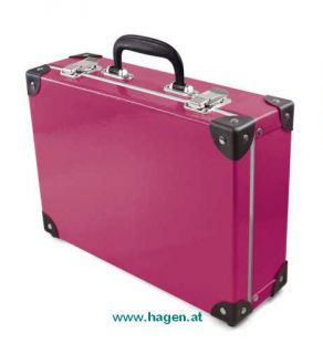 Handarbeitskoffer Unicolor pink - Donau