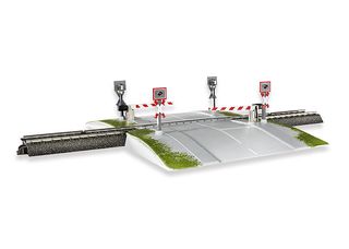 MÄRKLIN 74924 - VORMONTIERTER BAHNÜBERGAN