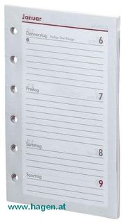 Wochenplan 2027 - Pocket A7