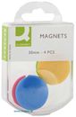 Magnet 30mm sort zu4Stk