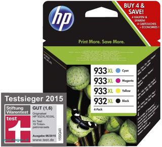 Inkjetpatrone 932XL + 933XL sw,c,m,y - HP C2P42AE 4ST