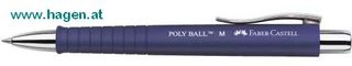 Kugelschreiber Poly Ball blau - FABER CASTELL M