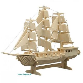 Holzbausatz - Segelschiff 80 Teile