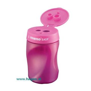 Dosenspitzer 3fach Easy pink - STABILO  Rechts