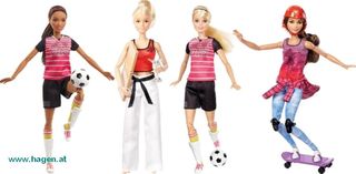 Barbie Puppe Sport