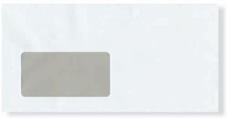 Fensterkuvert holzfrei wei� - zu 25 Stk.