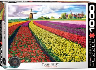 Puzzle 1000 Teile - Tulpen Feld