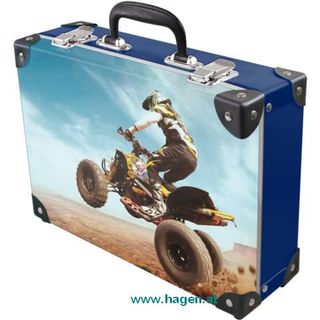 Handarbeitskoffer Rennauto