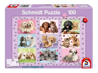 Puzzle 100 Teile  - Meine Tierfreunde