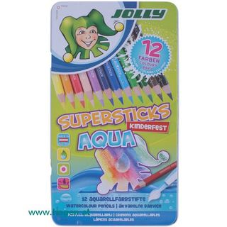 Farbstiftetui 12ST Aqua - JOLLY Superstick