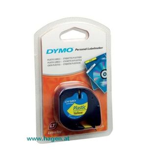 Schriftband LetraTag gelb/schwarz - Dymo