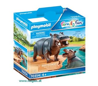 Flußpferd mit Baby - PLAYMOBIL 70354