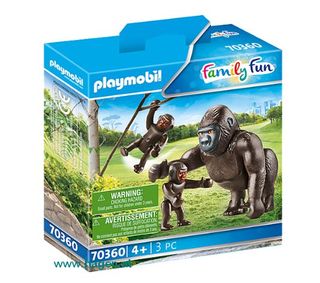 Gorilla mit Baby - PLAYMOBIL 70360