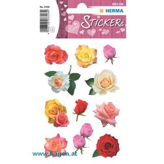 Schmucketikette Rosenblten - HERMA 3308