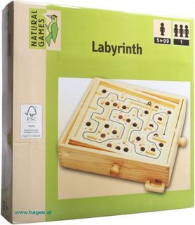 Holz Labyrinth 30x25cm - NATURAL GAMES