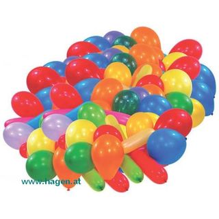 Luftballon 100ST sort.
